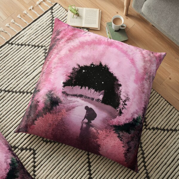 Hanami Nights (Yozakura) Floor Pillow
