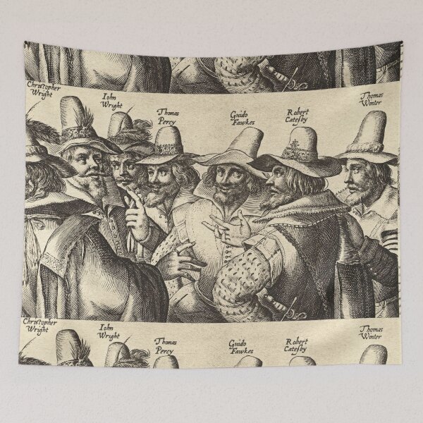 Item preview, The Members of the Gunpowder Plot designed and sold by Vintage Designs +.