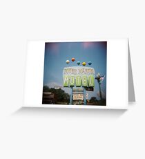 The Towne Manor Motel, Canton, Ohio Greeting Card