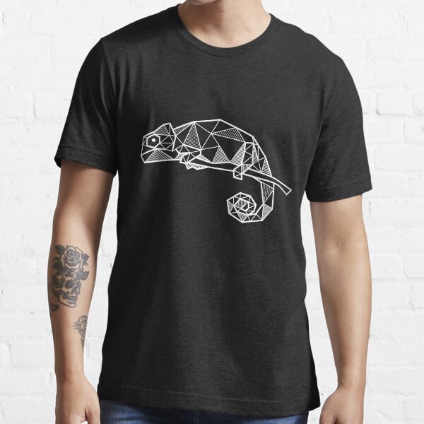 Chameleon terrarium reptile geometric gift Essential T-Shirt