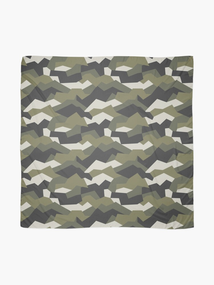 Camouflage Pattern  Camo Stealth Hide Military Scarf by