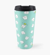 Happy teeth dental pattern Travel Mug