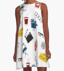 Cinema movie pattern A-Line Dress