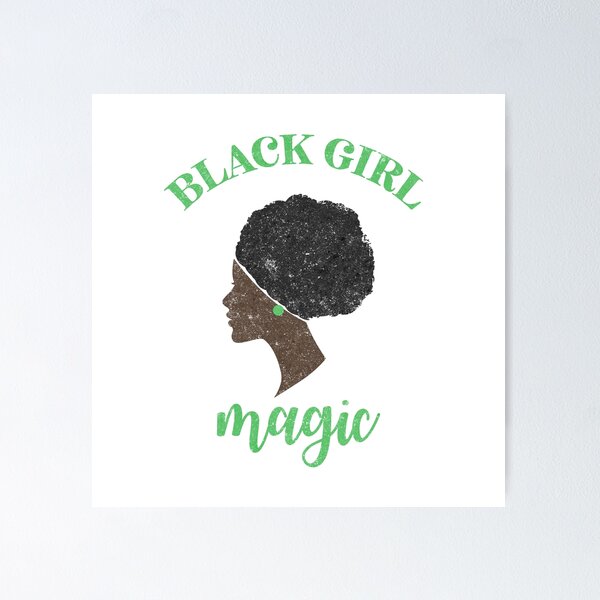 Item preview, Magia de niña negra designed and sold by Twenty2Creative.