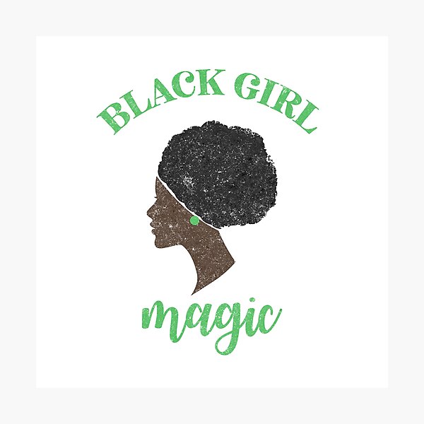 Item preview, Magia de niña negra designed and sold by Twenty2Creative.