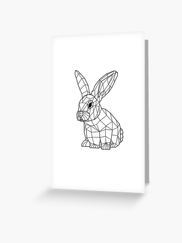 Lineart Rabbit Tattoo Logo Illustration Graphic by Rupture · Creative  Fabrica