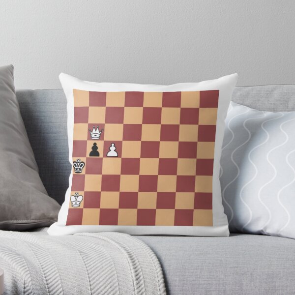 #Chess #PlayChess #ChessPiece #ChessSet, chess master Throw Pillow