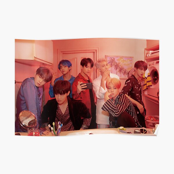 MAPA DE BTS DEL ALMA: PERSONA VERSIÓN 2 // GRUPO Póster