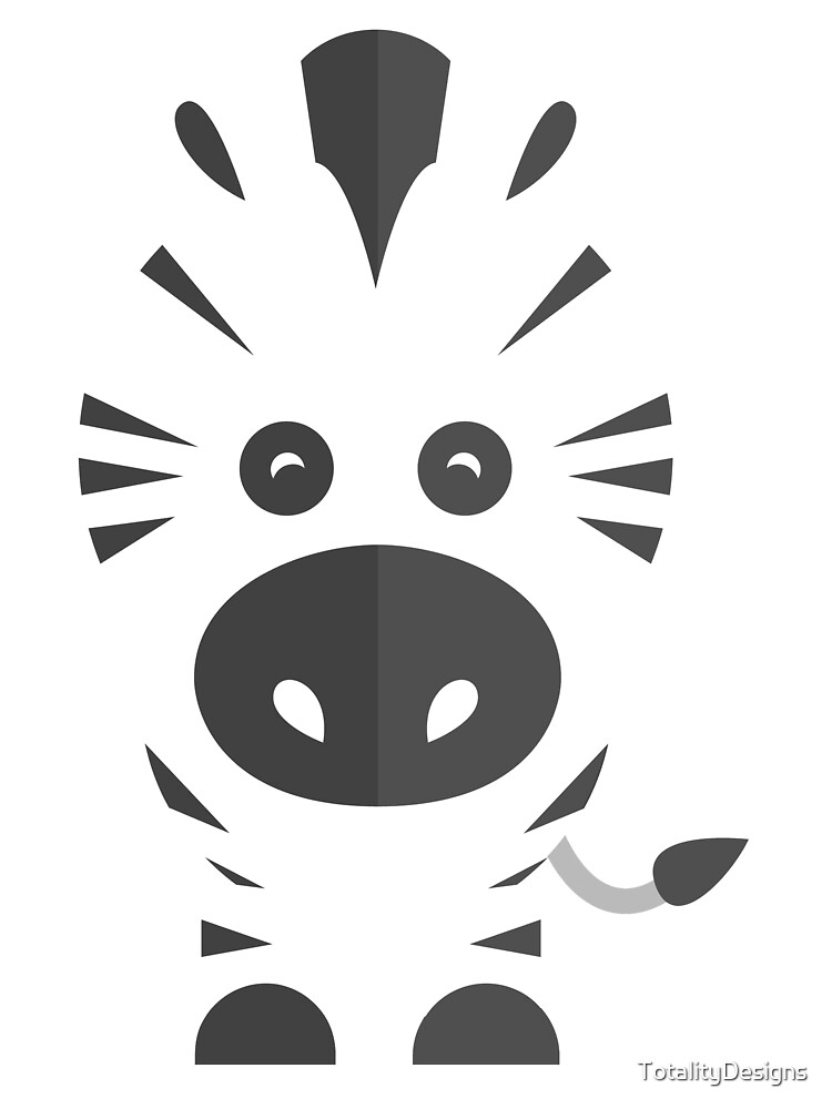 cute cartoon zebra