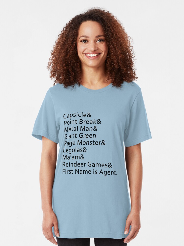"Nicknames" Tshirt by ayzup Redbubble