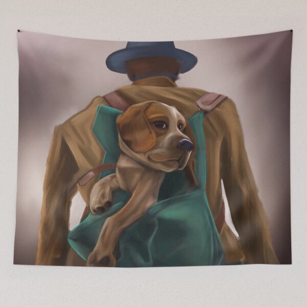 Item preview, Backpack Dog designed and sold by barkingpixls.