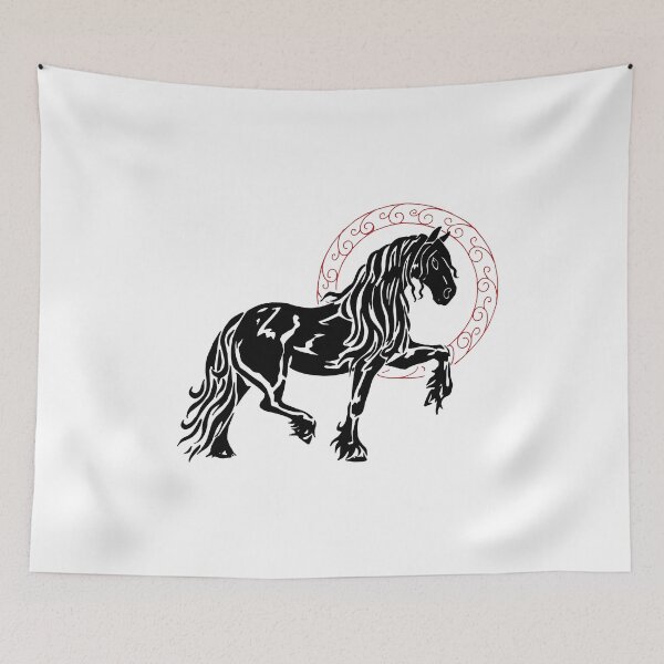 Item preview, Friese horse pride funny circle elf gift designed and sold by Jaana Kern.