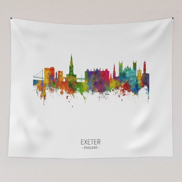 Item preview, Exeter England Skyline designed and sold by ArtPrints.