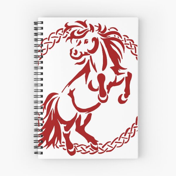 Item preview, Copy of Shetty Pony Tribal Tattoo Red Celtic Gift designed and sold by Jaana Kern.