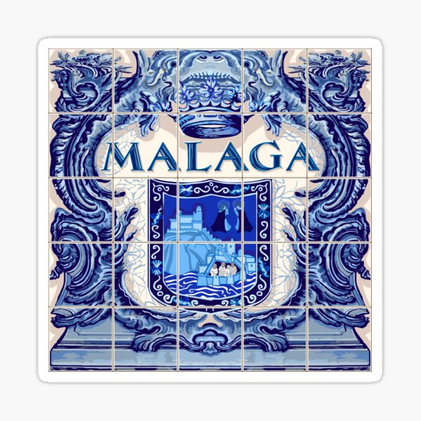 Vista previa del artículo con la obra «Malaga Azulejo Azulejos De Cerámica Andalucia España Español», diseñado y vendido por aurielaki.