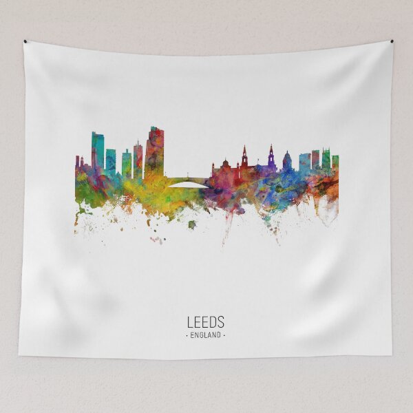 Item preview, Leeds England Skyline designed and sold by ArtPrints.