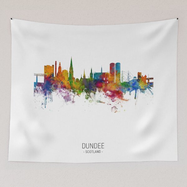 Item preview, Dundee Scotland Skyline designed and sold by ArtPrints.