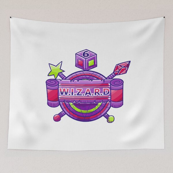 Item preview, Wizard Wands, Amulet and d6 Coat of Arms designed and sold by JonGrin.