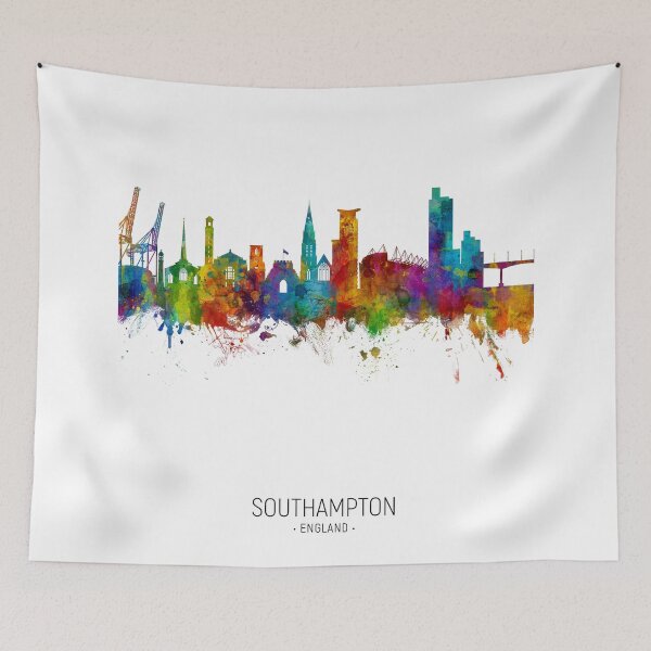 Item preview, Southampton England Skyline designed and sold by ArtPrints.
