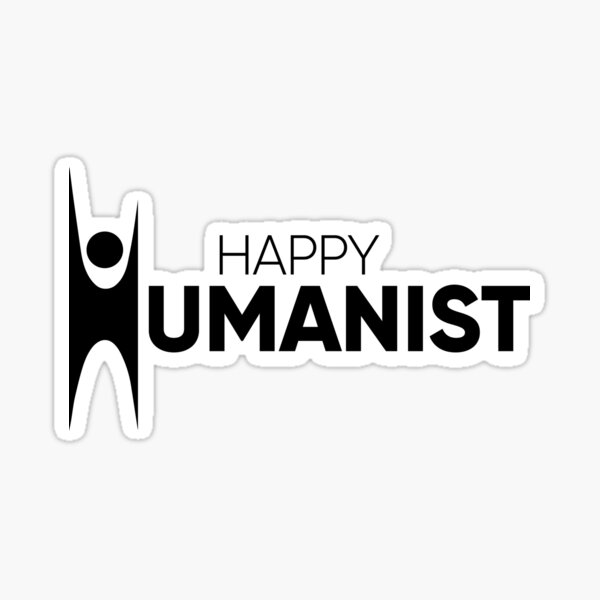 Vista previa del artículo con la obra «Diseño feliz del símbolo humanista», diseñado y vendido por gorillamerch.