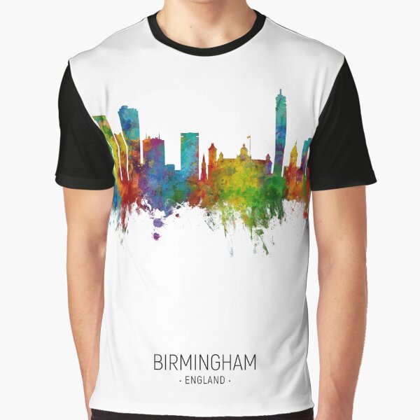 Artikel-Vorschau von Birmingham England Skyline, designt und verkauft von ArtPrints.