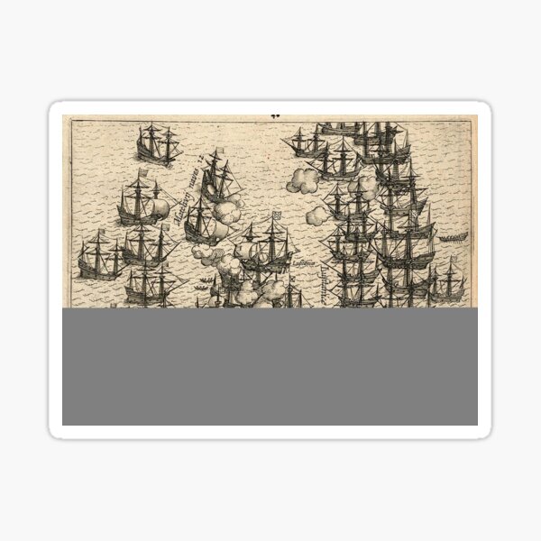 Item preview,  Battle for Malacca between the VOC fleet and the Portuguese, 1606 designed and sold by Vintage Designs +.