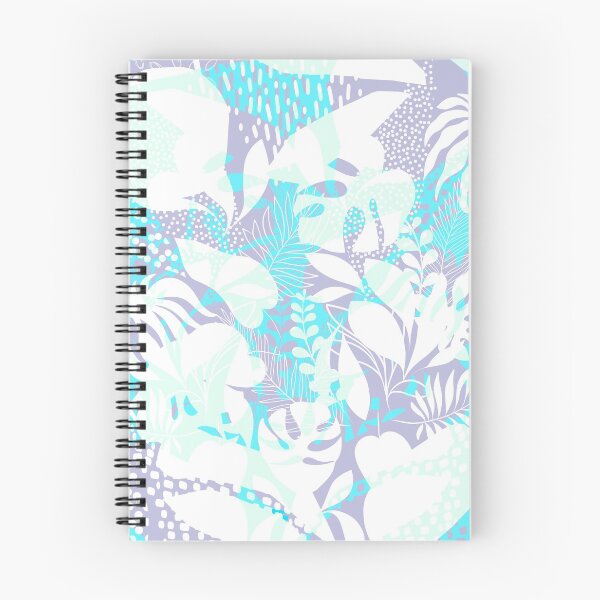 Item preview, Tropical Jungle Pattern - Turquoise & violet designed and sold by Dominiquevari.