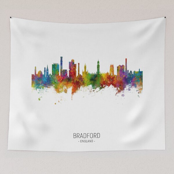Item preview, Bradford England Skyline designed and sold by ArtPrints.