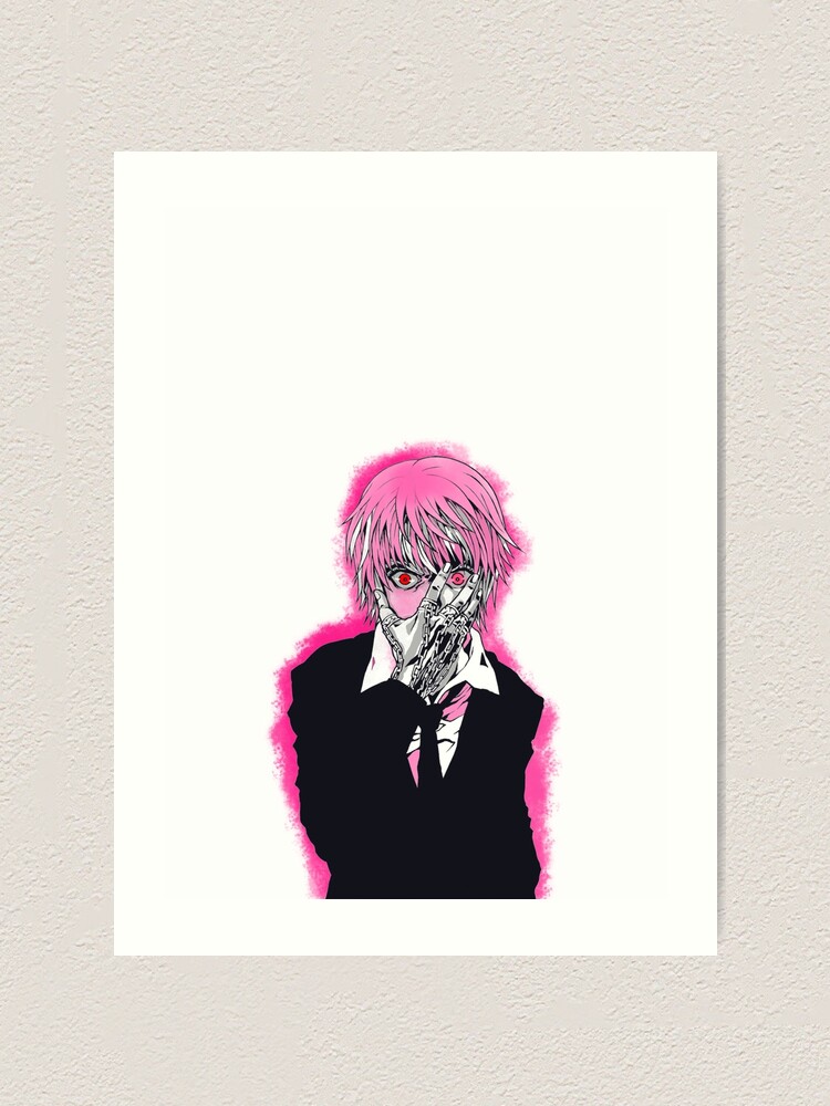 Insanity Anime Aesthetic White Art Print By Veqz1 Redbubble