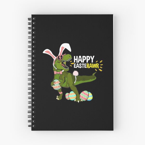 Item preview, Easter Dinosaur Rex Bunny Ears Eggs Funny Happy Eastrawr Cute Egg Hunt  designed and sold by alenaz.