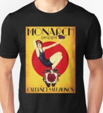 Camiseta ajustada Anuncio de vino de la vendimia