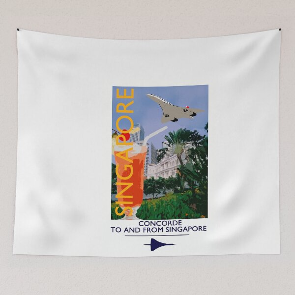 Item preview, Concorde vintage style Singapore designed and sold by Speedbirddesign.