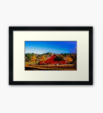 Four in a Row Framed Print