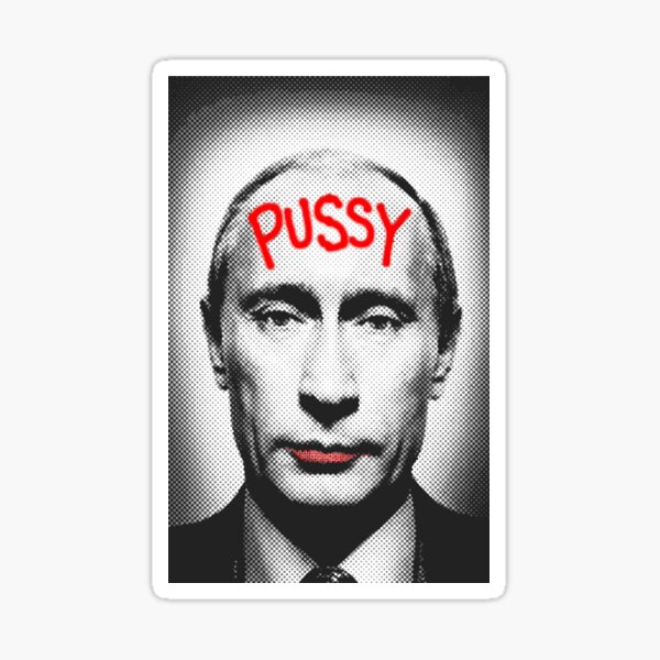 Pussy Putin Sticker