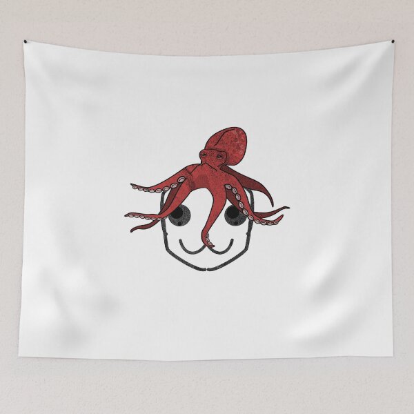 Item preview, Face with octopus octopus hairstyle designed and sold by lsvds.