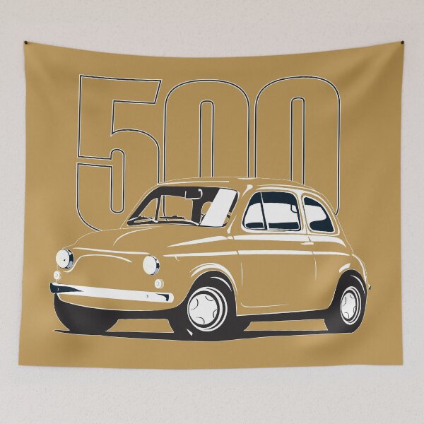 Item preview, The 500, the cheeky little car that makes you smile! designed and sold by Bigs66.