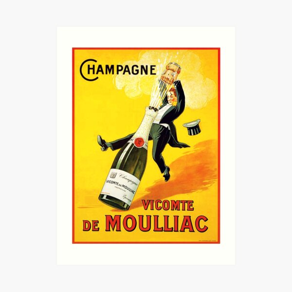 Vintage Wine Poster Art Print