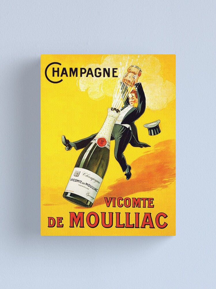Alternate view of Vintage Wine Poster Canvas Print
