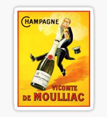 Pegatina Cartel del vino del vintage