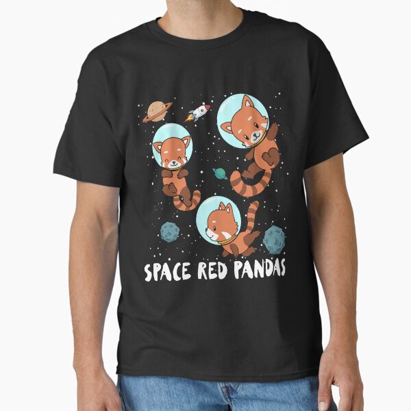 Item preview, Space Red Pandas Astronauts spacecraft gift designed and sold by CatRobot.