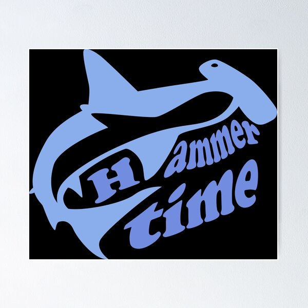 Item preview, Hammer Time – Funny – Sharks – Sea designed and sold by creepyjoe.