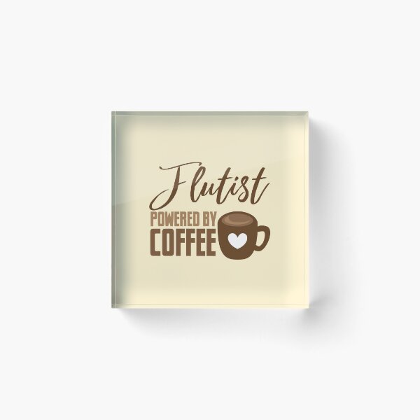 Item preview, Flutist powered by coffee designed and sold by jazzydevil.