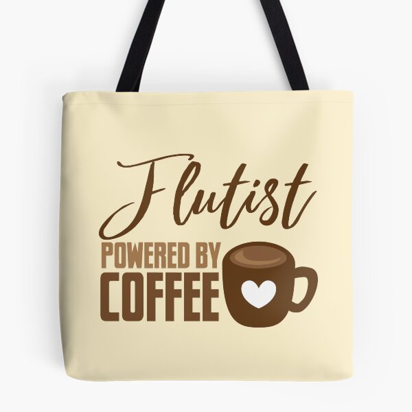 Item preview, Flutist powered by coffee designed and sold by jazzydevil.