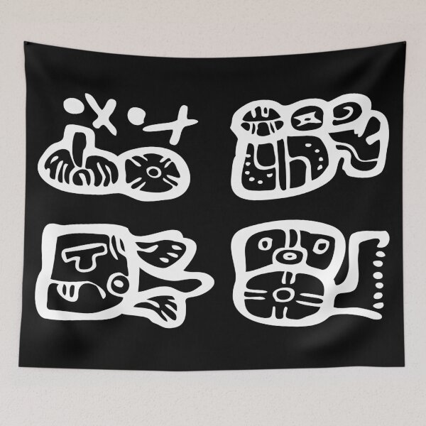 Item preview, Kopie von Four Maya Symbols - Mayan Glyphs designed and sold by Akoa.