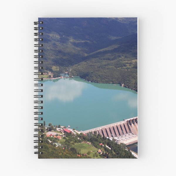Item preview, hydroelectric power plant Perucac on Drina river landscape designed and sold by goceris.