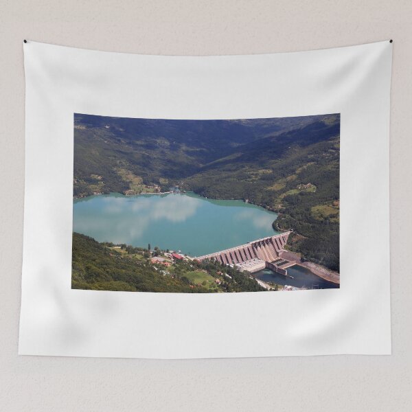 Item preview, hydroelectric power plant Perucac on Drina river landscape designed and sold by goceris.