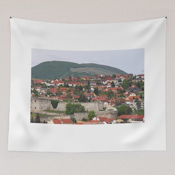 Item preview, old fortress and buildings Eger cityscape Hungary designed and sold by goceris.