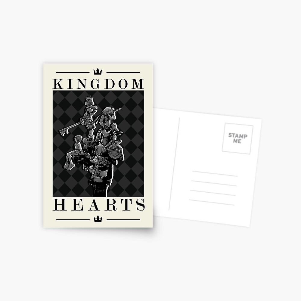 "KINGDOM HEARTS I" Postcard for Sale by ellzbellz Redbubble