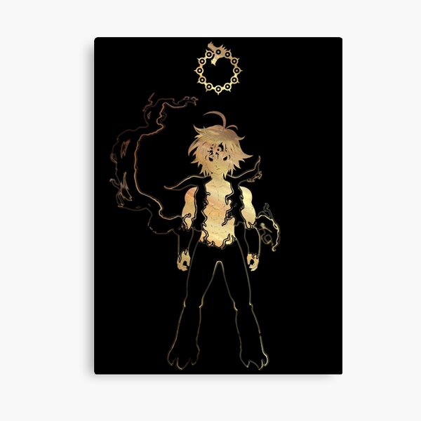 Meliodas Seven Deadly Sins Canvas Print By Blason Redbubble