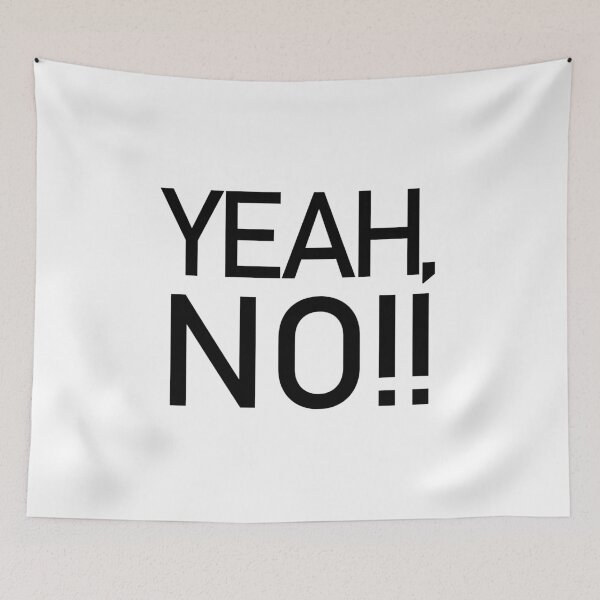 Item preview, Yeah No!! Modern Slang design designed and sold by GetItGiftIt.